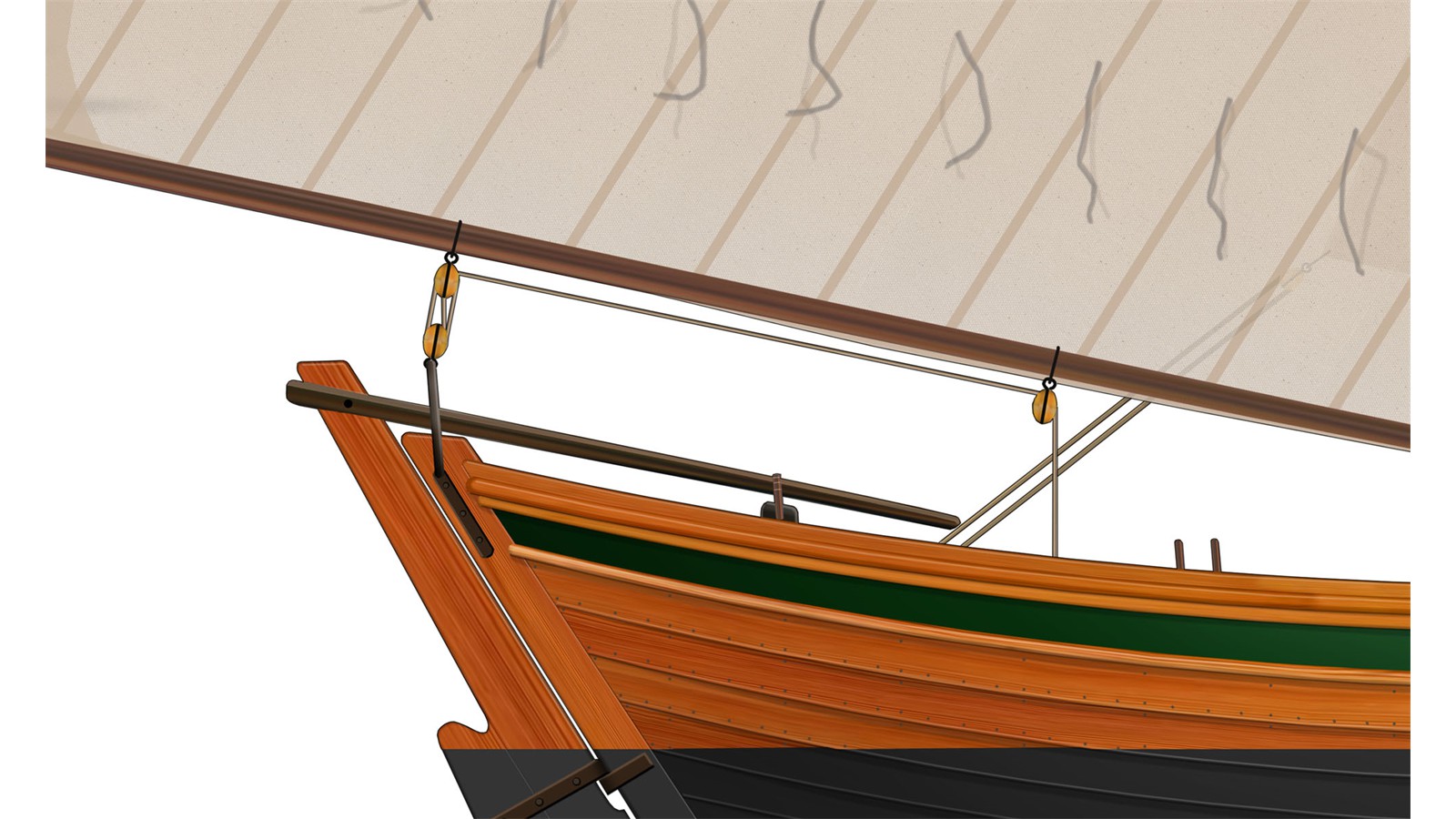 cowhorn detail